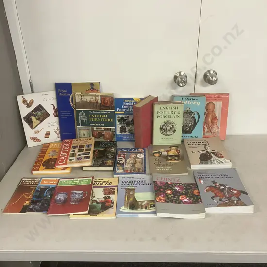 Books - Assorted Antiques, Collectibles Handbooks, Guides Etc