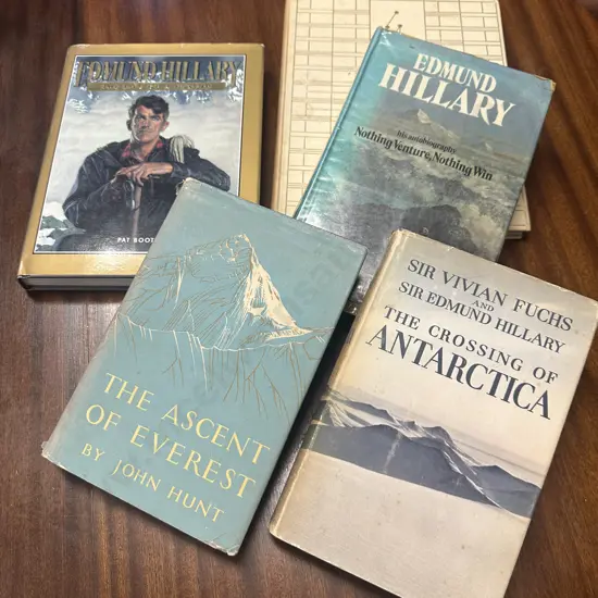 Selection Of Edmund Hillary Books