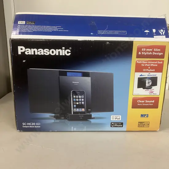 Panasonic Compact Stereo System Model # SC-HC20 In Box