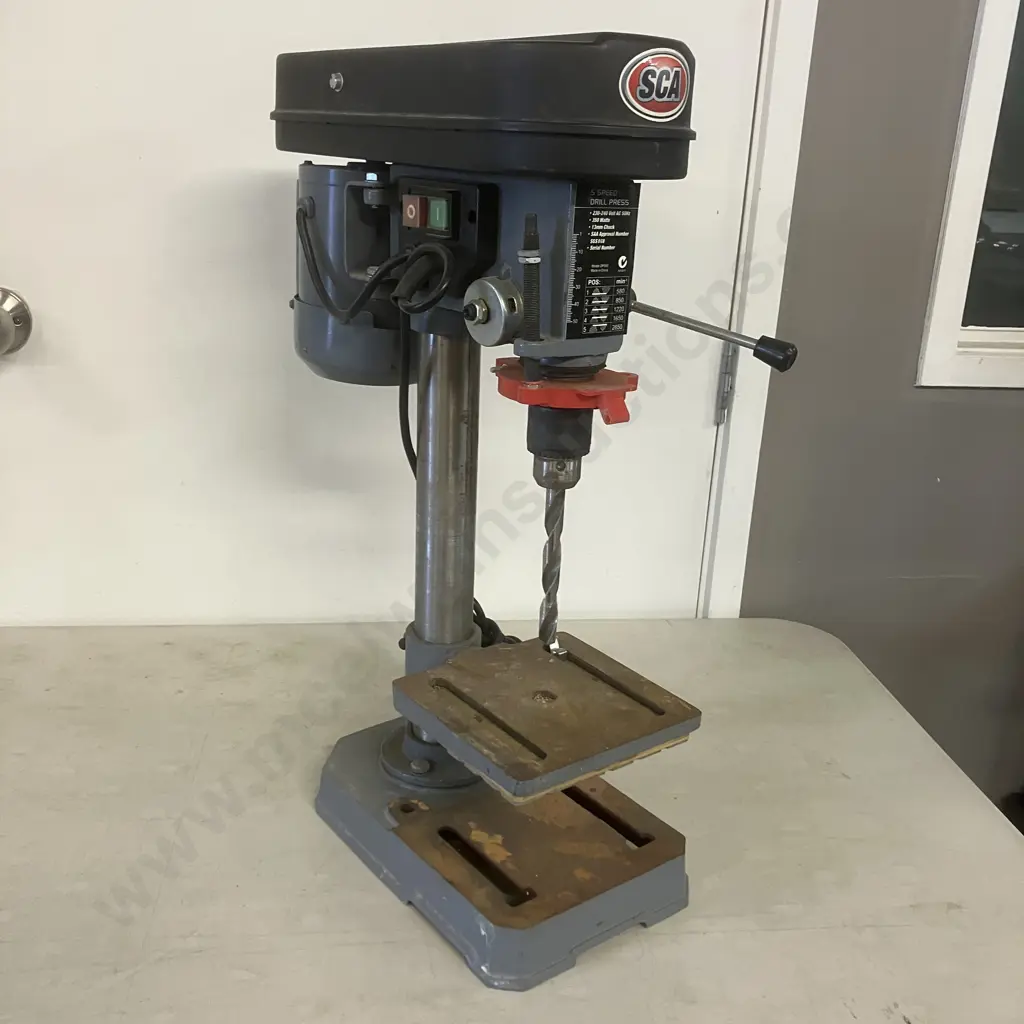 SCA 5-Speed Drill Press Model DP350 - 350W 13mm Chuck (No Chuck Key) Image 1++