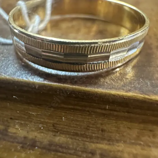 Stamped 750 Ring