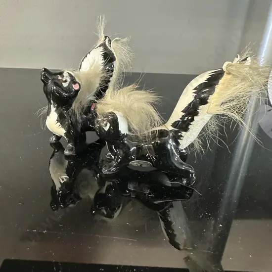 "Stinker" Skunk Miniature Porcelain Figurine 