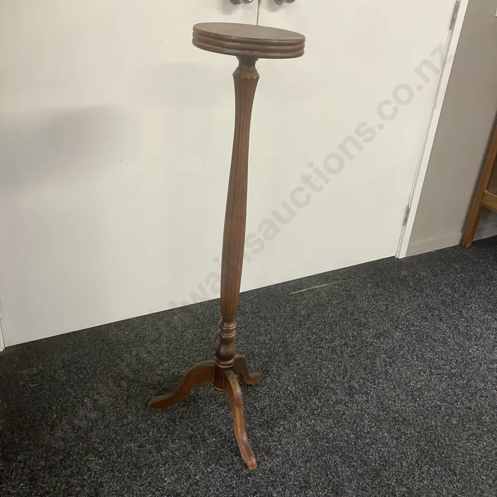 Mahogany Jardiniere Plant Stand Pedestal. H101cm Image 1++