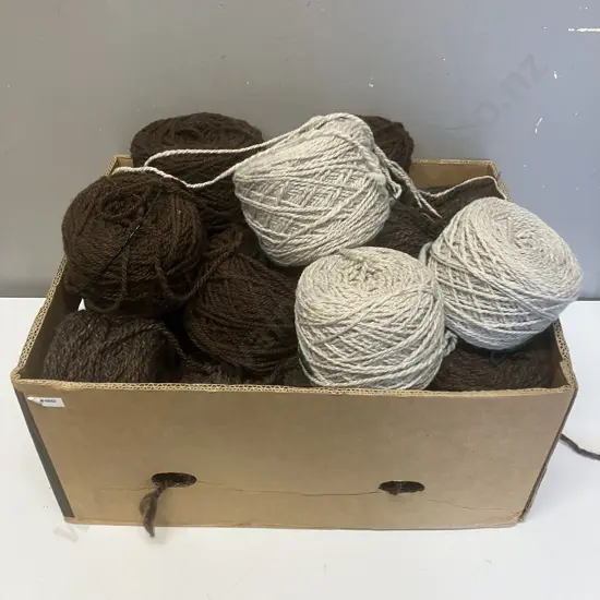 Box Lot Assorted Wool