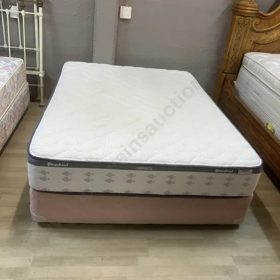 Sleepyhead Chiropractic Firm Queensize Mattress On Pink Base