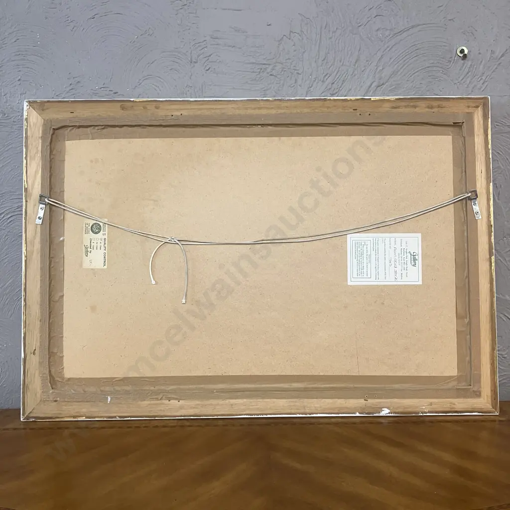 White Framed Bevelled Wall Mirror. 64 x 95cm Image 1++