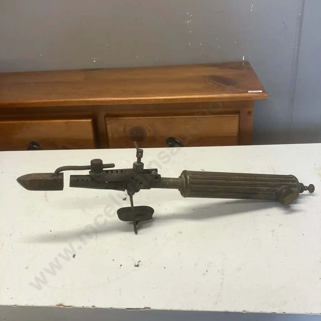 Vintage Brass Blowtorch by Optimus – Made in Sweden (55 cm) Image 1++