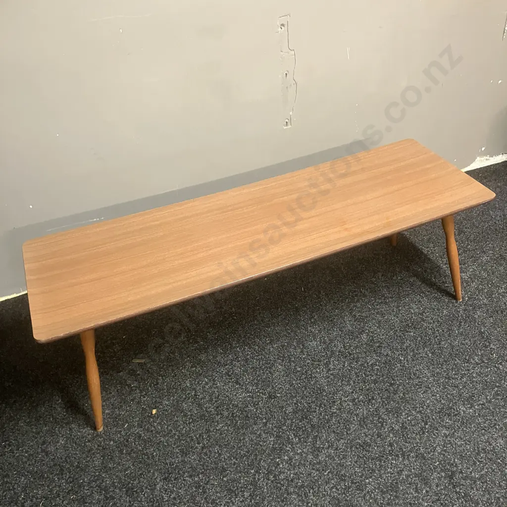 Mid-Century Modern Retro Coffee Table by A DECFORM. H38 W120 D39.5cm Image 1++