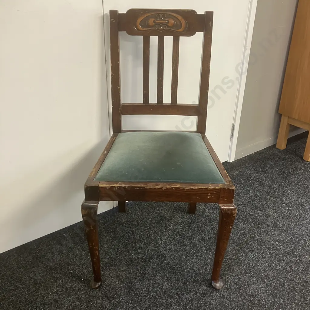 Antique Arts & Crafts Dining Chair Image 1++