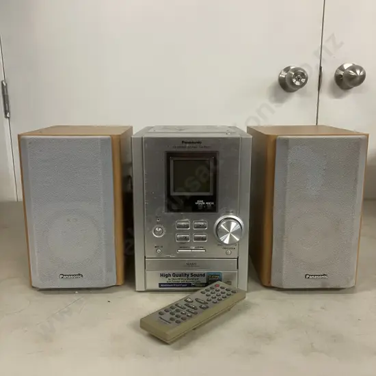 Panasonic Stereo SM-PA10 With Remote Control
