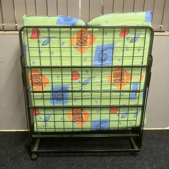 Folding Rollaway Bed With Foam Mattress