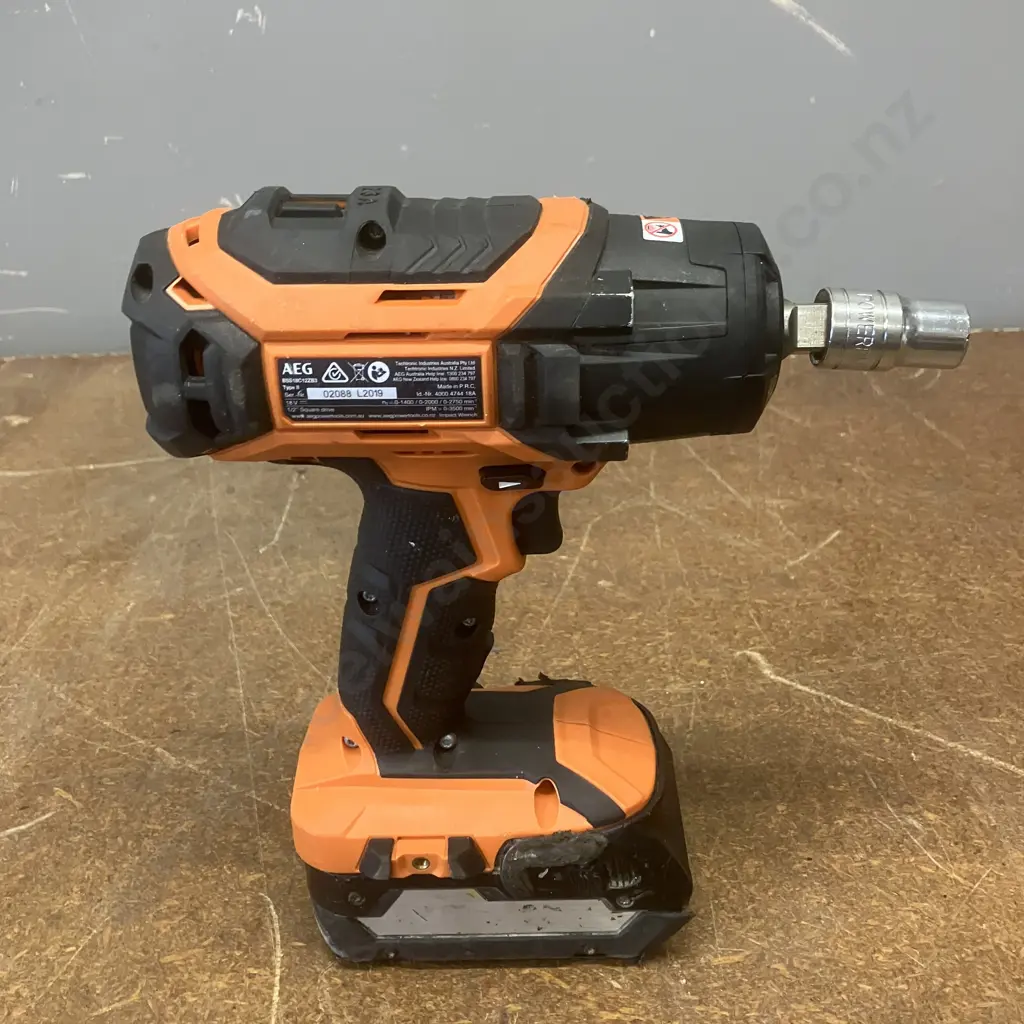 AEG 18V Brushless Limited Edition Ratchet Gun With 6.0Ah Battery (No Charger) Image 1++