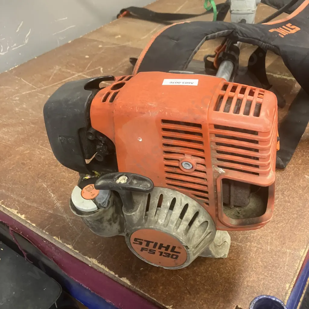 Stihl FS130 Petrol Brush Cutter / Weed Eater With Harness Image 1++