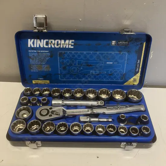 Kincrome 31 Piece Socket Set #K28072 Metric & Imperial