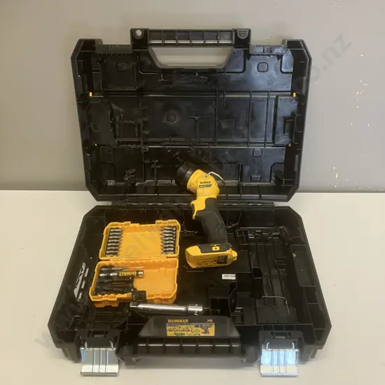 DeWalt 18V Cordless Torch Skin, DeWalt Bit Set, DeWalt Plastic Case
