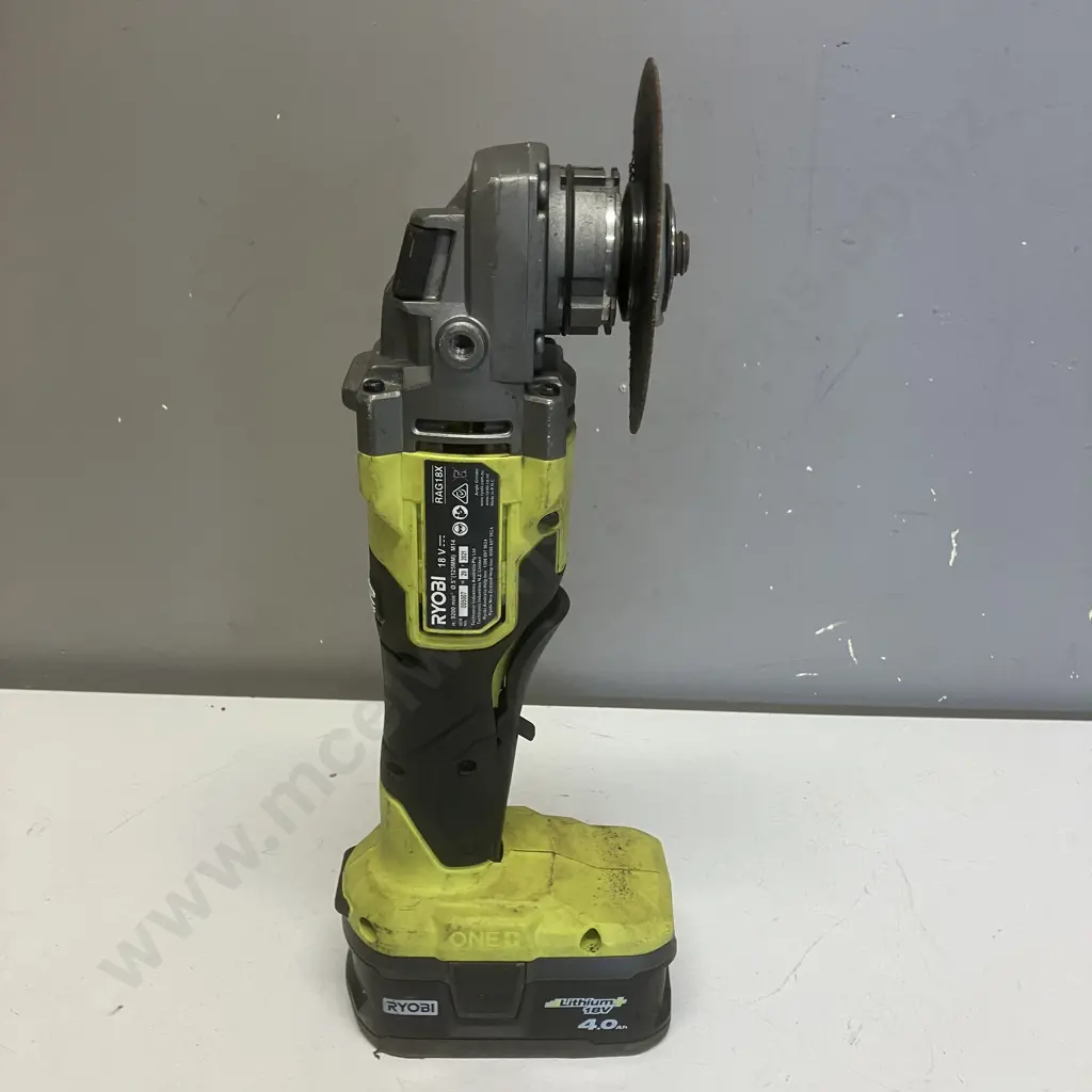 Ryobi 18V One+ HP Brushless Grinder & 4.0Ah Battery (No Charger) Image 1++