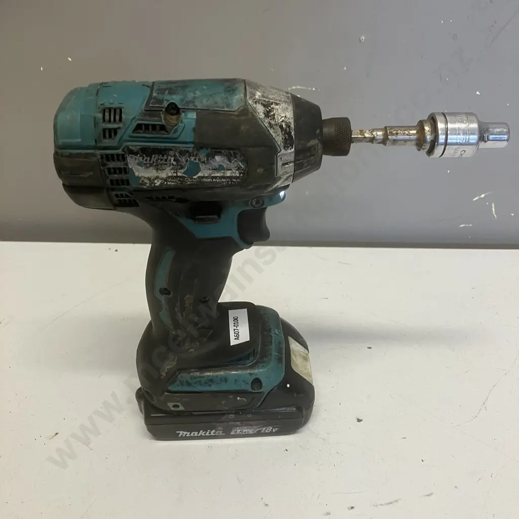 Makita 18V Drill Driver & 1.5Ah Battery (No Charger) Image 1++