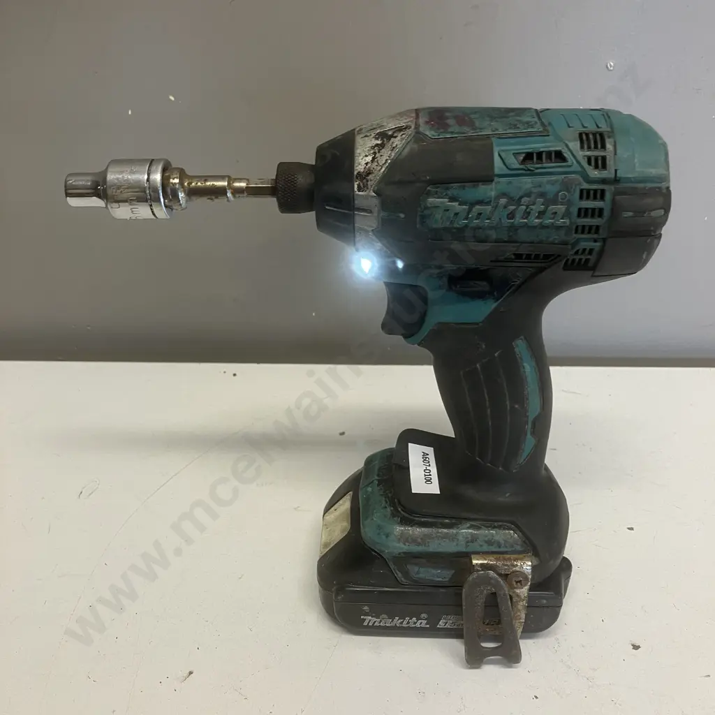 Makita 18V Drill Driver & 1.5Ah Battery (No Charger) Image 1++