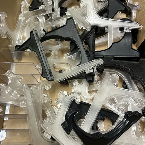 Box Of Assorted Plate Display Stands