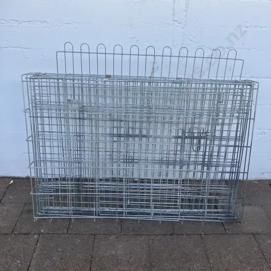 Steel Animal Crate - Folding
