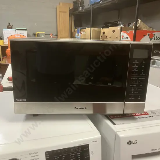 Panasonic NN-SF574S 27L Flatbed Inverter Microwave With Manual