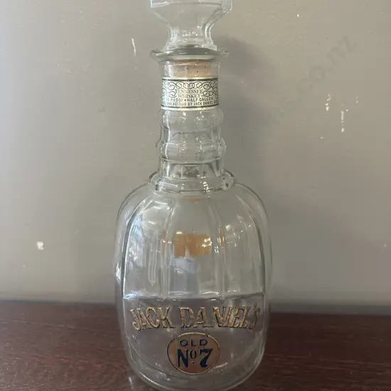 Vintage Jack Daniels Decanter 'Old No 7' H33cm.
