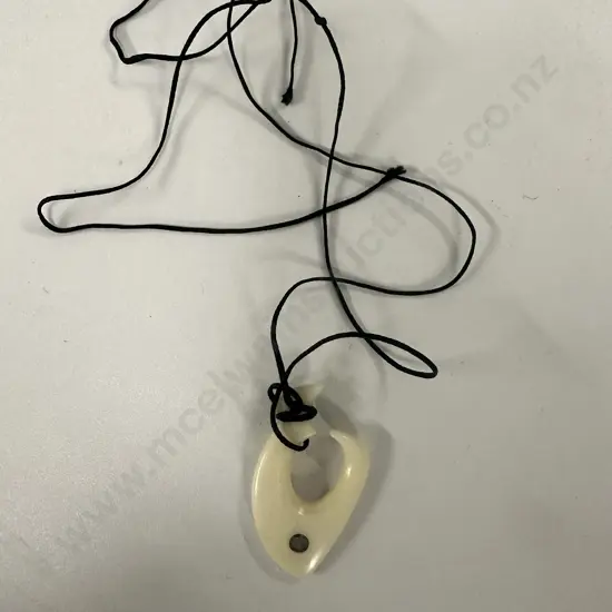 Bone Fish Hook Necklace