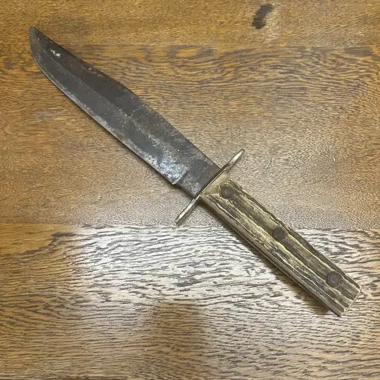 1950s German Made? Bowie Knife Stamped '...inal Bowie Knife' 32cm