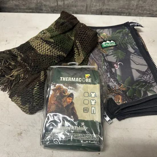 Gaiters & Hunting & Fishing Thermals 3XL & Scarf