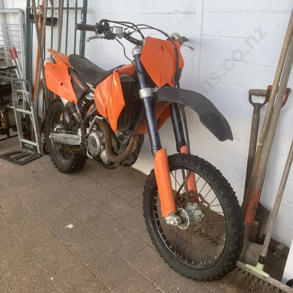 KTM 450 EXC Motorbike, 2007 #VBKRCA4097M325679 (As Found Condition) Image 1++