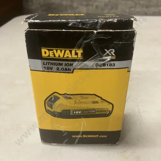 DeWalt DCB183 18V 2.0Ah Battery With Original Box