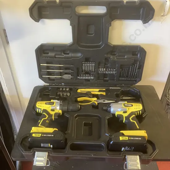 Tool Torq 18V 2 Pack Drill & Impact With Batteries (No Charger)