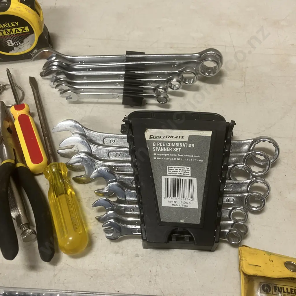 Hand Tools, Spanner Sets, Tape Etc Image 1++