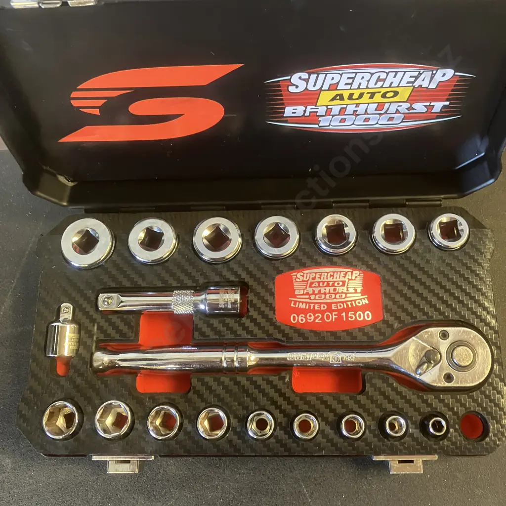 Supercheap Auto Bathurst 1000 Limited Edition 692 of 1500 Tool Pro Socket Set Image 1++