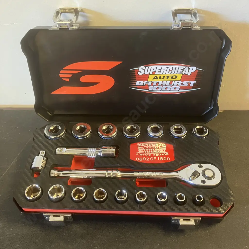 Supercheap Auto Bathurst 1000 Limited Edition 692 of 1500 Tool Pro Socket Set Image 1++