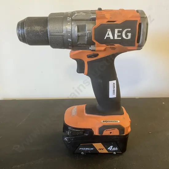 AEG 18V Brushless Drill With 4.0Ah Battery (No Charger)