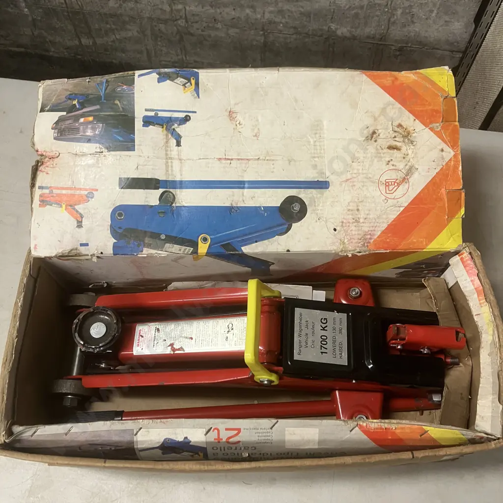 Vintage Rangier-Wagenheber Vehicle Jack - 1700Kg (120mm to 380mm) Image 1++