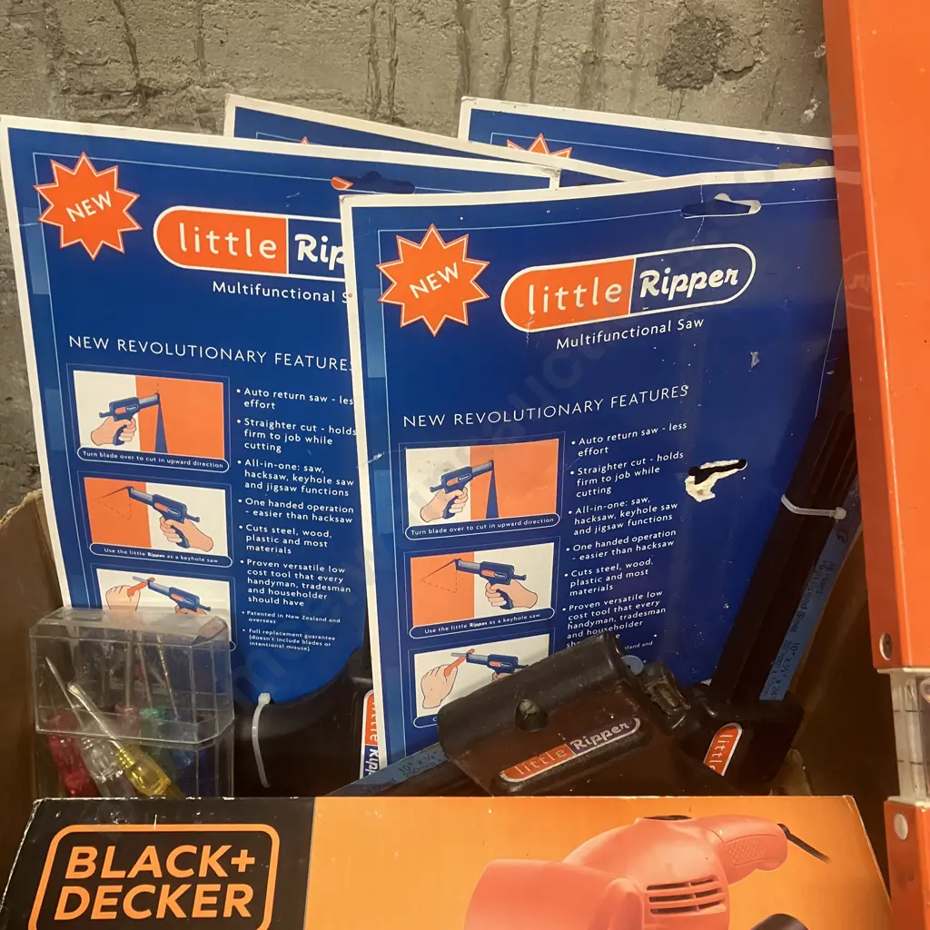Box Lot Tools, Screwdiver Set, Levels Etc Image 1++
