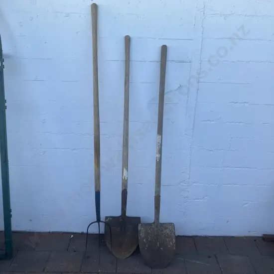 Pair of Shovels & Pitchfork