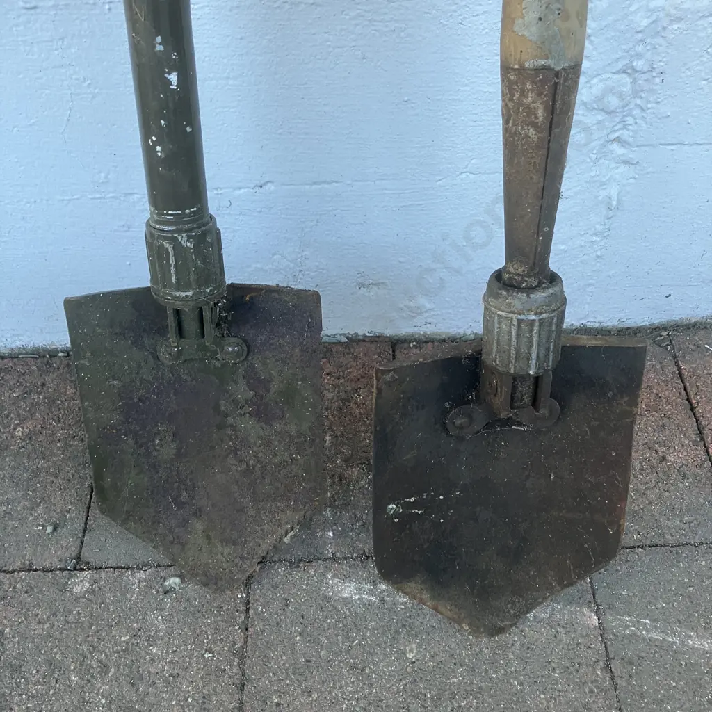 Pair of Folding Shovels Image 1++