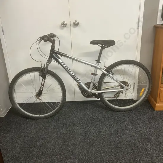 Silver & Black Colour Raleigh Venture Bicycle