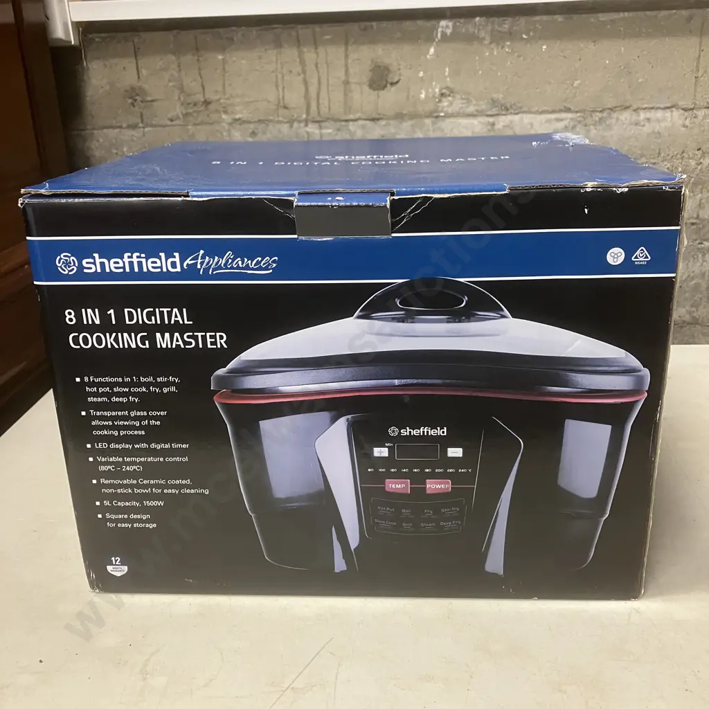Sheffield 8 In 1 Digital Cooking Master, New In Box Image 1++