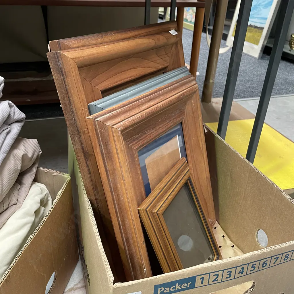 Assorted Wooden Picture Frames Image 1++