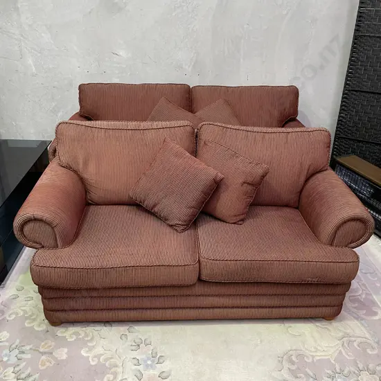 NO RESERVE Two piece Lounge Suite. 3 seater and 2 seater. Very solid well made.
