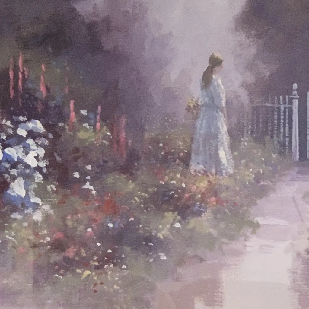 Original Wayne Sinclair Artwork. Titled "Waiting by the Gate" Image 1++