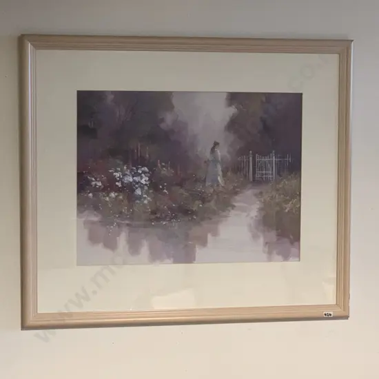 Original Wayne Sinclair Artwork. Titled "Waiting by the Gate"