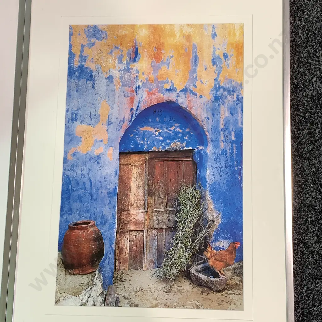Pair of Glazed and Framed Artworks Image 1++