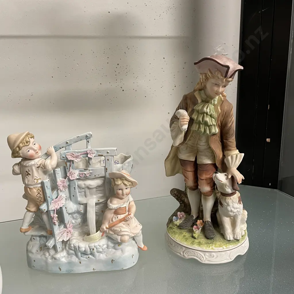 Assorted selection of Continental Gainsborough Style Figurines Image 1++