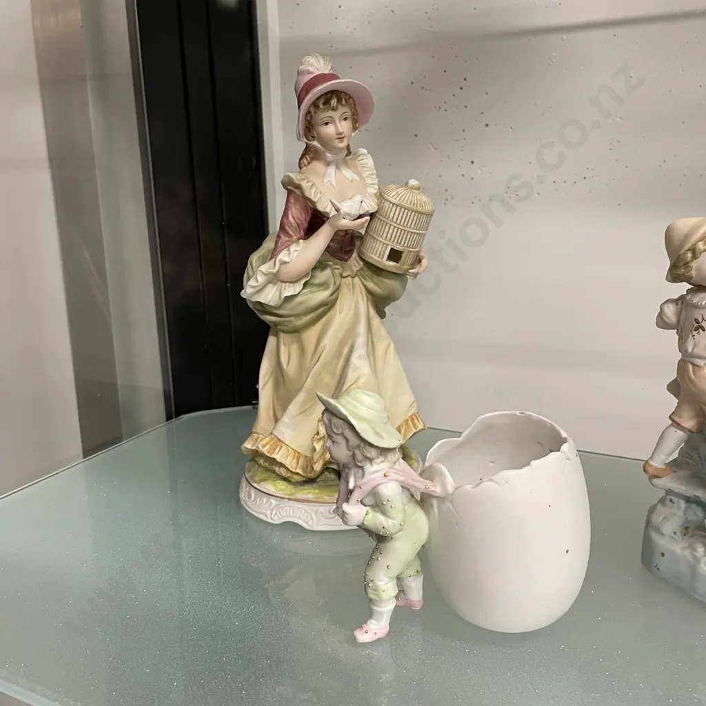 Assorted selection of Continental Gainsborough Style Figurines Image 1++