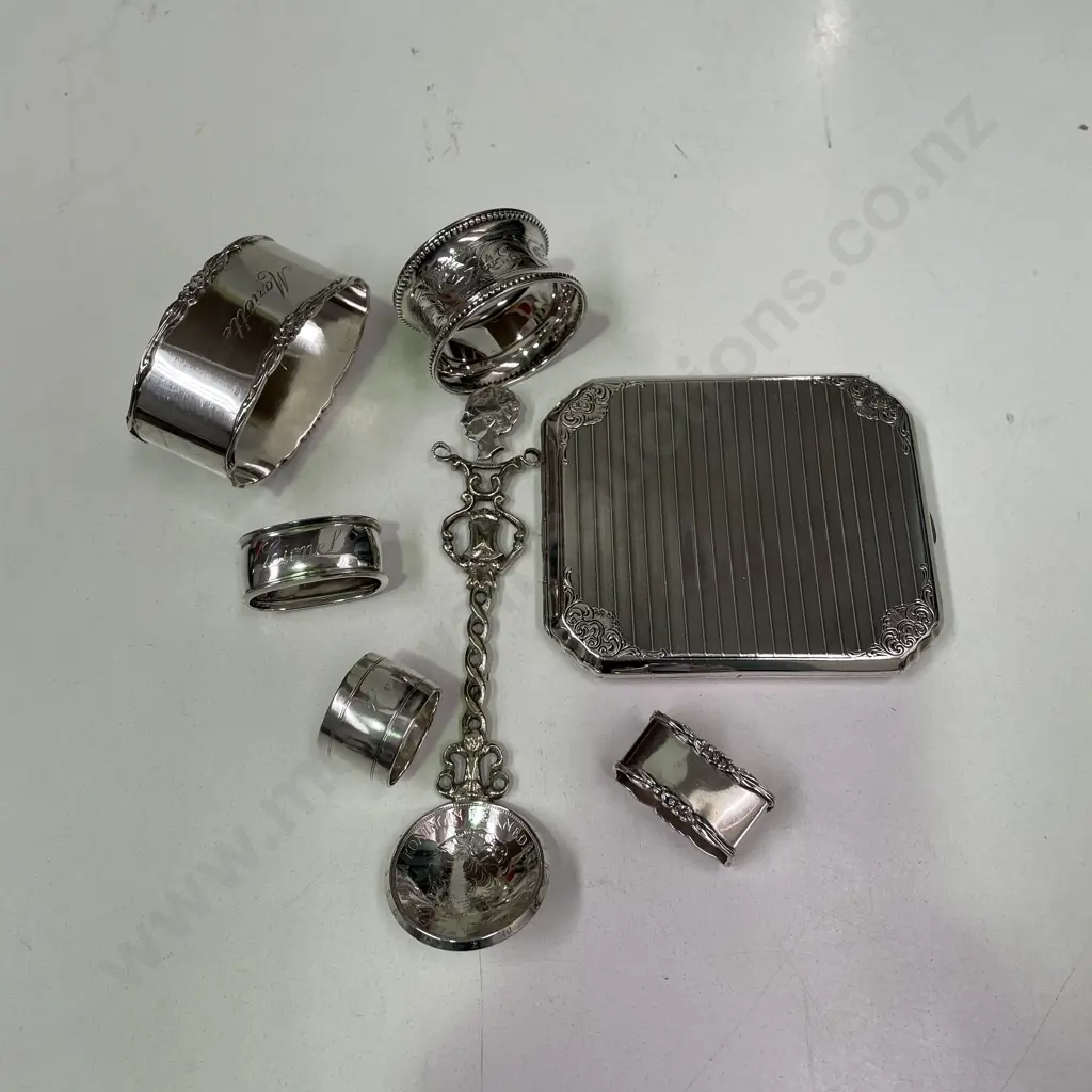 Assorted Vintage Silverware including Sterling items Image 1++